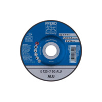 Grinding Wheels Depressed Centre Aluminium 5" E 125-7 SG ALU Pferd 62212622-10 Pack of 10