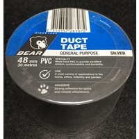 Duct Tape Silver Bear PVC 48mm 30 Metres General Purpose Norton 63642548313
