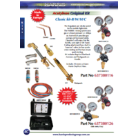 Harris Original Classic Oxy/Acet Kit - B/W/H/C