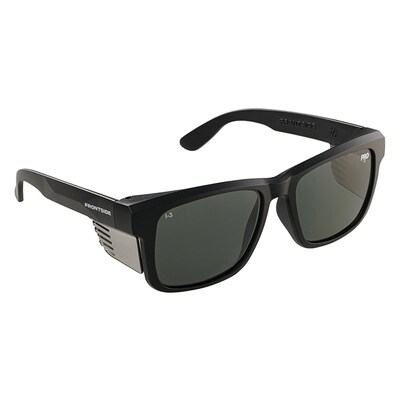 Safety Polarised Glasses Frontside Polarised Smoke Lens With Black Frame 6512BK 651_BK2