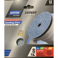 Sanding Disc 150mm UHD Expert Premium Fine Sanding P120 grit Norton 66261113994 (Pkt:12)