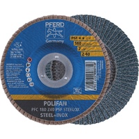 Polifan Flap Disc 180mm 7" 40G GP Zirconia 67764185
