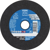 Cut-Off Wheel Ultra-Thin EHT 105mm X 1.0mm Premium - Inox Stainless Steel Pferd 69121043-5 Pack of 5 