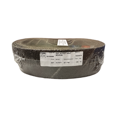 E07 KV707T Sander  Belt 40 x 760mm 100Grit Pferd 75484579 10Pk
