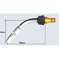 Swan Neck 495mm WT540 Binzel 788.0101.1 Water Cooled