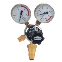 Harris Model 801 Oxygen pressure reg, Side Inlet, 0-1000kpa