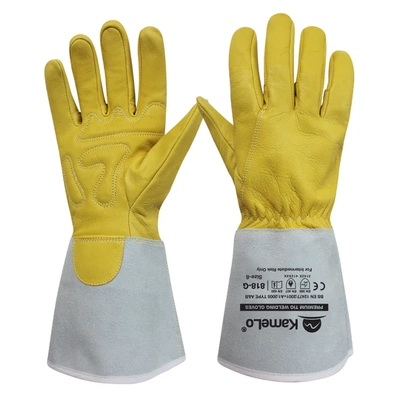 TIG Welding Leather Large Gloves KameLo 818-G-L