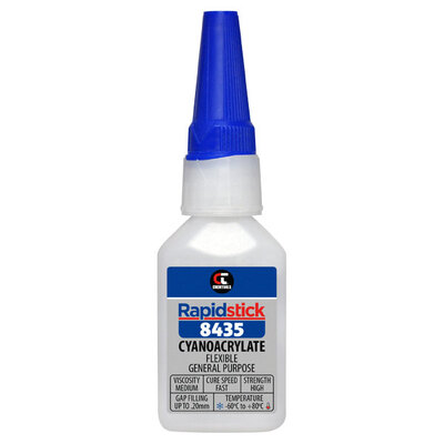 8435 Instant Adhesive 20g Toughened Clear