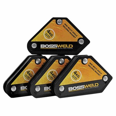 Multi Angle Mini Magnet 4 Pack Bossweld 886028