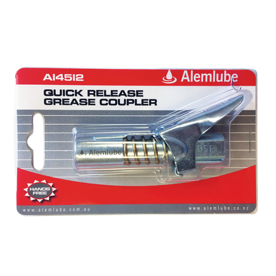 QUICK RELEASE GREASE  GUN COUPLER 1/8" BSP Alemlube A14512