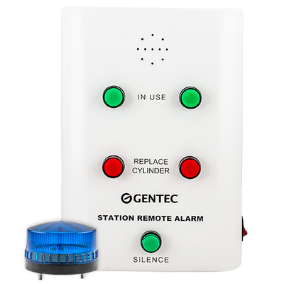 Alarm Panel Visual & Audible 2 Channel With Strobe, No Contact Gauges AA2
