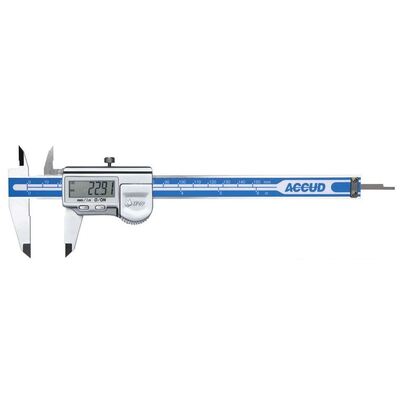 Coolant Proof Dual Scale Digital IP67 Caliper 150mm Accud AC-112-006-12