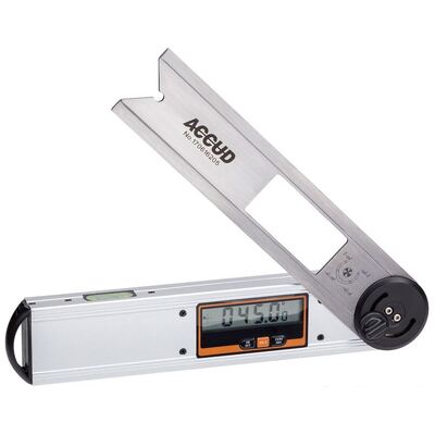Digital Protractor 250mm Accud AC-726-360-01