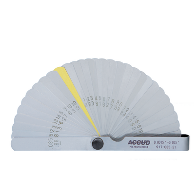 0.0015" - 0.035" Feeler Gauge Accud AC-917-035-31
