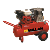 AFP70 McMillan Petrol Driven Air Compressor on 150L Tank