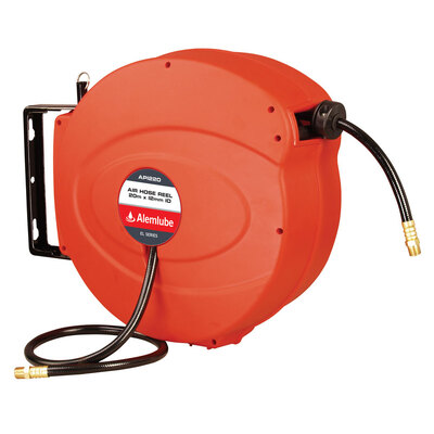 EL Series Air Hose Reel - 20m x 12mm Alemlube AP1220