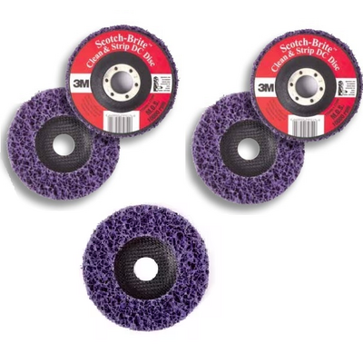 Clean & Strip Scotch-Brite™ 100mm x 16mm Purple 3M™ AT019439663-5 Pack of 5