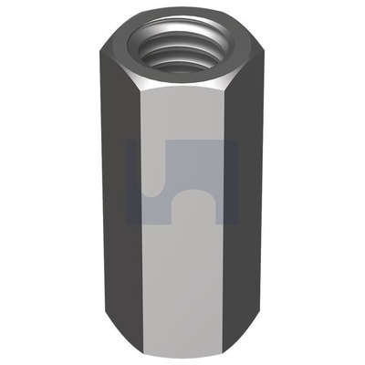 Hot Dip Galvanised Finish Hex Coupler Class 5 Metric Hobson