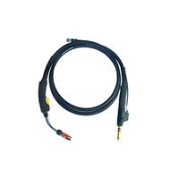 Gun with rotatable long 45 deg. neck, 4.6m cable, 1.2 tip, Miller Connector BERNARD™ BEQ4015AH8EMC