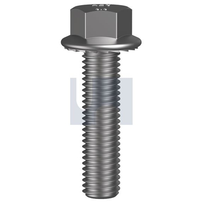 304 Stainless Finish Serrated Flanged Hex Bolt Metric Hobson