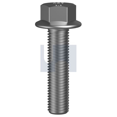 Hot Dip Galvanised Finish Flanged Hex Bolt No Serr Class 8.8 Metric Hobson