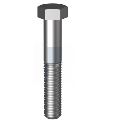 304 Stainless Finish Hex Bolt A2-70 DIN 931 Metric Hobson