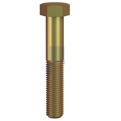 M20 X 125mm Zinc Yellow Passivate Finish Hex Bolt Class 10.9 Metric Hobson BH10YCM200125 Pack of 10