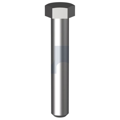 316 Stainless Finish Hex Bolt Blank Metric Hobson