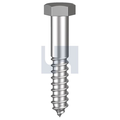 316 Stainless Finish Hex Coach Screw Metric Hobson
