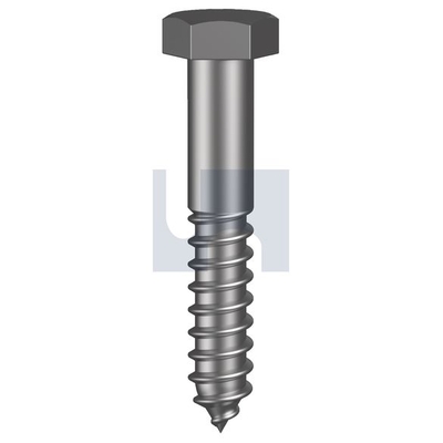 Zinc Plated Rohs Compliant Finish Hex Coach Screw Metric Class 4.6 Hobson