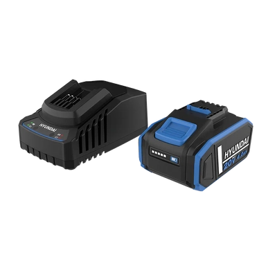 20V 4.0Ah Li-ion Battery & Fast Charger Kit - Smart Protection System Hyundai BI20-4/C20-2