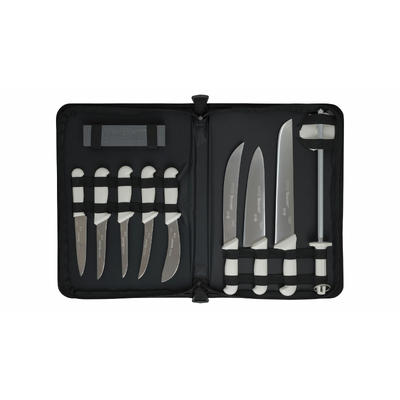 Butcher Knife Set 11 Pc White Starrett BKK-11W