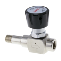 Isolation Valve Plated Brass 1/4 NPTM-FM Tesuco BP-DV11HLNT4FNT4