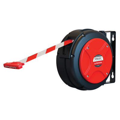 EL SERIES DANGER SAFETY BARRIER REEL C/W RED/WHITE BAND - 16M Alemlube BR50010D