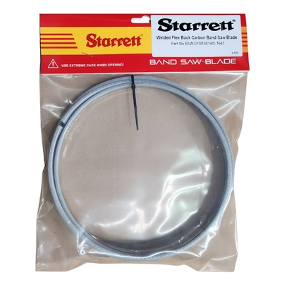 1645mm Welded Flex Back Carbon Band Saw Blade (14TPI, 13mm x 0.65mm), Starrett  BSW-DFB13x14/S-1645
