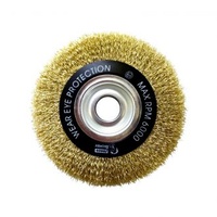 150mm x 20mm Crimped Multi-Bore Wheel Brush Josco BWB15020