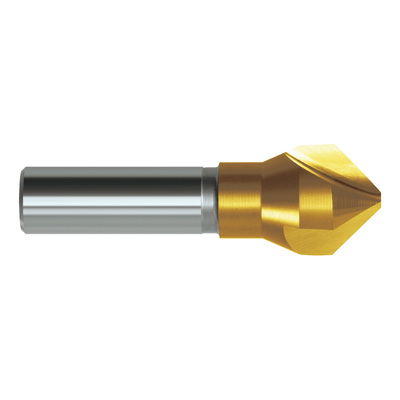 COUNTERSINK THREE FLUTE HSS TiN 90deg SUTTON C1060905