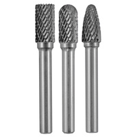 Carbide Burr Set Blister Pack- 3 Piece SB3/SC3/SF3 Holemaker CB-SET-03