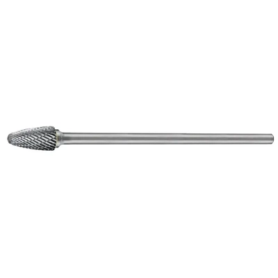 Carbide Burr Extended Tree Shape Radius End 1/4" X 5/8" Head 1/4" X 6" Shank DC (CB-SF1L6)