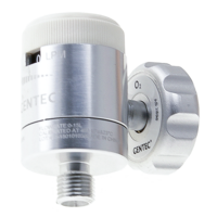 Click-Style Flowmeter Medical Oxygen 15L/min SIS