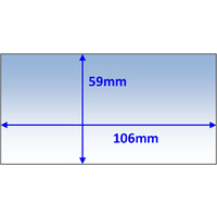 Clear Inner Lens 106 X 59mm Suits Weldclass Promax 350 PKT:5