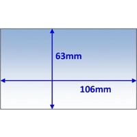Clear Inner Lens 106 X 63mm Suits Weldclass Platinum 600 / WIA View FX & Miller Elite 