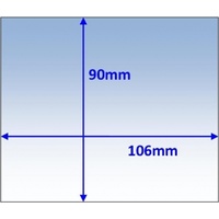 Clear Outer Lens for Reflex (106 X 90mm) PKT 10