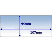 Clear Inner Lens for  Miller Pro-Hobby (Old Model) (107 X 44mm) PKT 5
