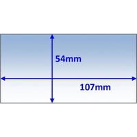 Clear Inner Lens 107 x 54mm Suits Weldclass Mach3 /Promax 300 /Fronius Vizor 3000 /Fazor 1000 Pkt : 5