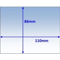 Outer Clear Lens 110 x 86mm Suits Optrel OSC, Twisty, Mira CL11086-10
