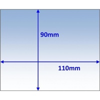 Clear Outer Lens Outer 110 x 90mm CL11090-10 PKT:10