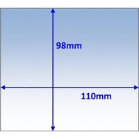 Clear Outer 110 x 98mm Lens Suits Weldguard, Translight & Others CL11098-10 Pkt: 10