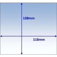 Clear Outer Lens for Weldmaster Weldview WH720S (118 X 108mm) PKT 10