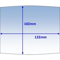 Clear Outer Lens 122 X 115mm PKT:10 CL122115-10